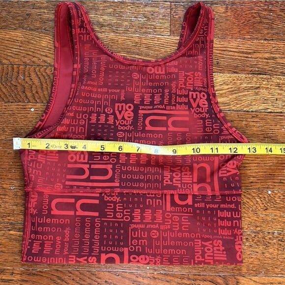 Lululemon Athletica Red Graphic Top - Picture 5 of 6